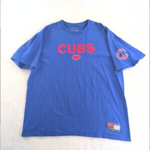Cubs MLB Nike Team Engineered T Shirt Royal Blue Men's XL